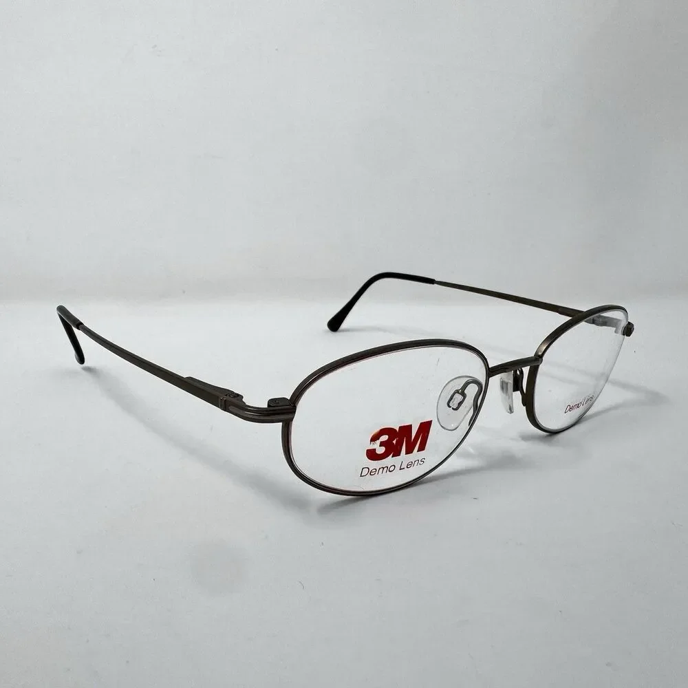 3M DP810 Brown Safety Eyeglass Frames 51-19-145 ANSI Z87-2 Demo Lenses